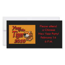 Cute Year of the Tiger 2010 Cartoon Art photo cards