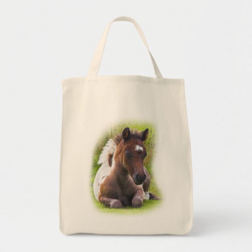 Cute Yearling Foal tote bag bag
