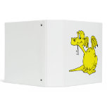 Cute Yellow Dragon Baby binders