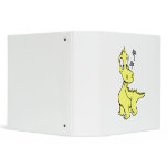 Cute Yellow Dragon Baby binders