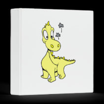 Cute Yellow Dragon Baby binders