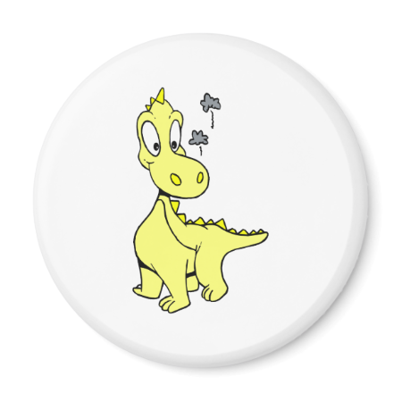 Cute Yellow Dragon Baby Refrigerator Magnet Cute Yellow Dragon Baby Refrigerator Magnet