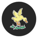 cute yellow duck stickers