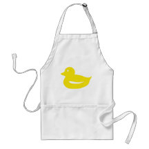 cute yellow duckling duck apron