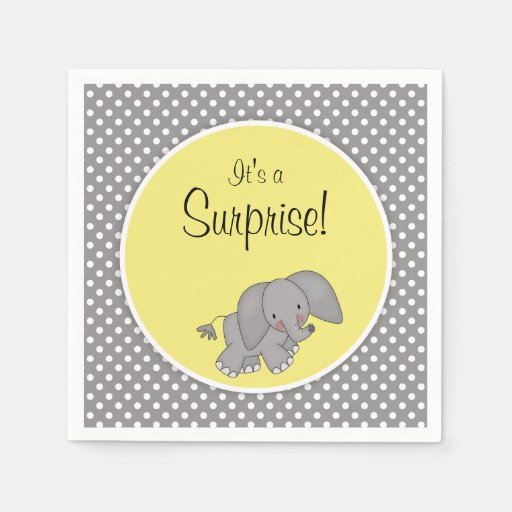 Gender Neutral Gifts cute yellow elephant gender neutral baby shower paper Gender Neutral Gifts cute yellow elephant gender neutral baby shower paper
