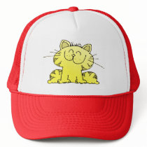Cute Yellow Kitten hats