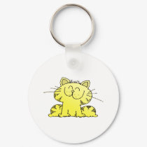 Cute Yellow Kitten keychains