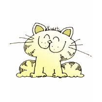 Cute Yellow Kitten t-shirts