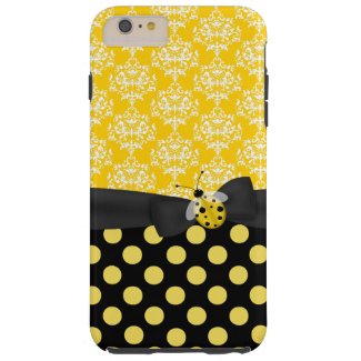 Cute Yellow Ladybug iPhone 6 Plus case