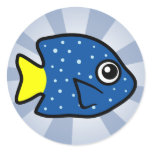 Cute Yellowtail Damselfish Sticker