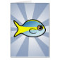 Cute Yellowtail Snapper Greeting Card