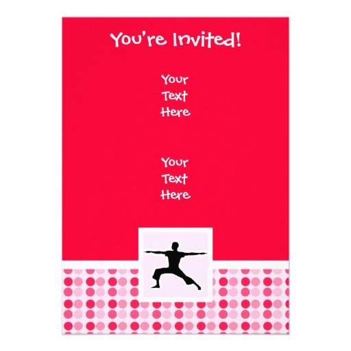 Cute Yoga Invitations