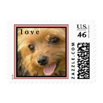 CUTE YORKIE ( I AM GIGI ) LOVE STAMP stamps