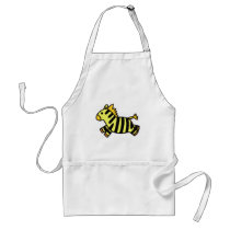 Cute Zebra aprons by animalworld Cute Zebra aprons