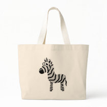 Cute zebra canvas bags