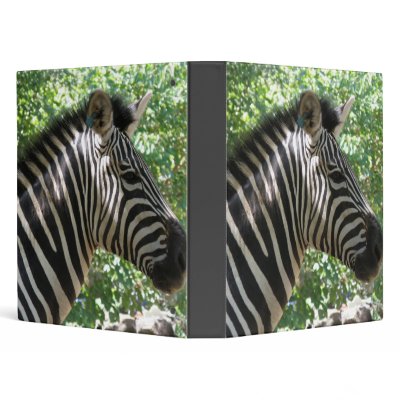 Zebra Binder