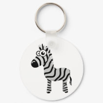 Cute zebra keychains