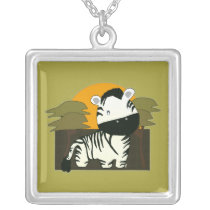 Cute Zebra Necklace necklaces