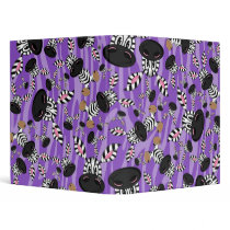 Cute Zebra Pattern Avery Binder