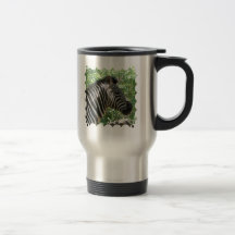 Cute Zebra Stainless Travel Mug
