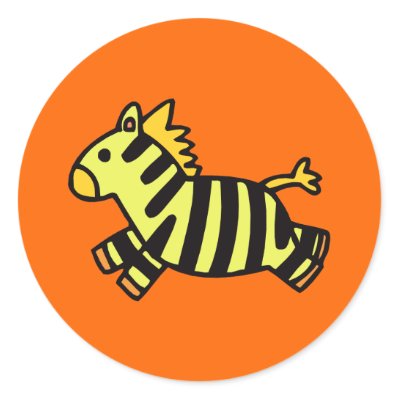 Cute Zebra stickers