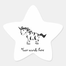Cute zebra stickers
