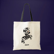 Cute Zebra Tote Bag bags