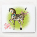 Cute zebra with big heart - Mousepad by Kidsplanet Cute zebra with big heart - Mousepad
