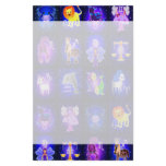 Cute Zodiac Characters Stationery Paper