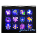 Cute Zodiac Sign Calendar 2012