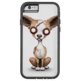 Cute Zombie Chihuahua Puppy Dog White Tough Xtreme iPhone 6 Case