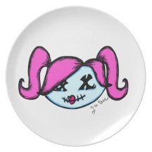 Cute Zombie Plate
