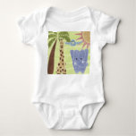 Cute Zoo Animals Baby Suit T Shirt