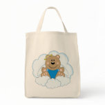 Cutelyn Baby Boy Angel Bear On Clouds bags