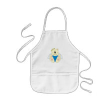 Cutelyn Baby Boy Angel Polar Bear Aprons