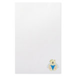 Cutelyn Baby Boy Angel Polar Bear Stationery Paper