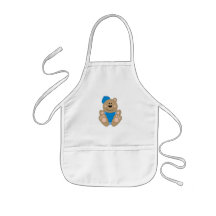 Cutelyn Baby Boy Baseball Bear Aprons