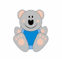 Cutelyn Baby Boy Koala Bear photo sculptures