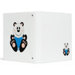 Cutelyn Baby Boy Panda Bear Vinyl Binders