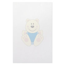 Cutelyn Baby Boy Polar Bear stationery