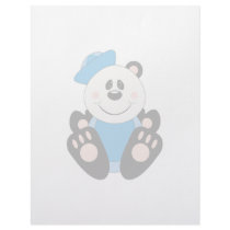 Cutelyn Baby Boy Sailor Panda Bear letterhead