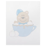 Cutelyn Baby Boy Snow Bear Mug Personalized Letterhead