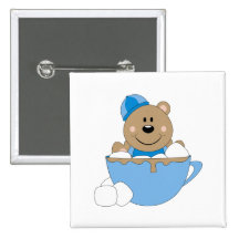 Cutelyn Baby Boy Snow Bear Mug Pin