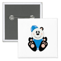 Cutelyn Baby Boy Snow Panda Bear Pin