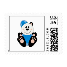 Cutelyn Baby Boy Snow Panda Bear Stamps