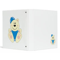 Cutelyn Baby Boy Snow Polar Bear binders by mydeas Cutelyn Baby Boy Snow Polar Bear binders