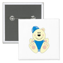 Cutelyn Baby Boy Snow Polar Bear Buttons