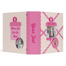 Cutelyn Baby Girl Angel Bear 1.5 inch Binder by cutelyns Cutelyn Baby Girl Angel Bear 1.5 inch Binder