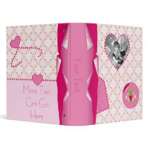 Cutelyn Baby Girl Angel Bear 1 inch Binder by cutelyns Cutelyn Baby Girl Angel Bear 1 inch Binder