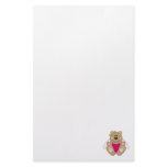 Cutelyn Baby Girl Angel Bear Stationery
